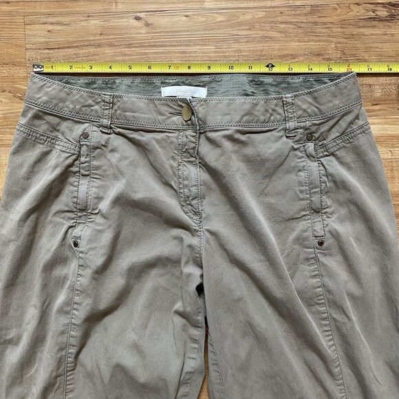 CHICO’S Sz 0.5 Tan Gorpcore Casual Utility Outdoor Twill Hiking Pants Stretch 6 - Picture 13 of 16